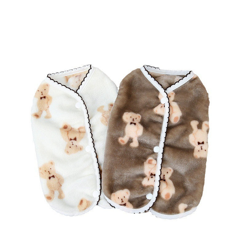 Hazel Teddy Velvet Vest