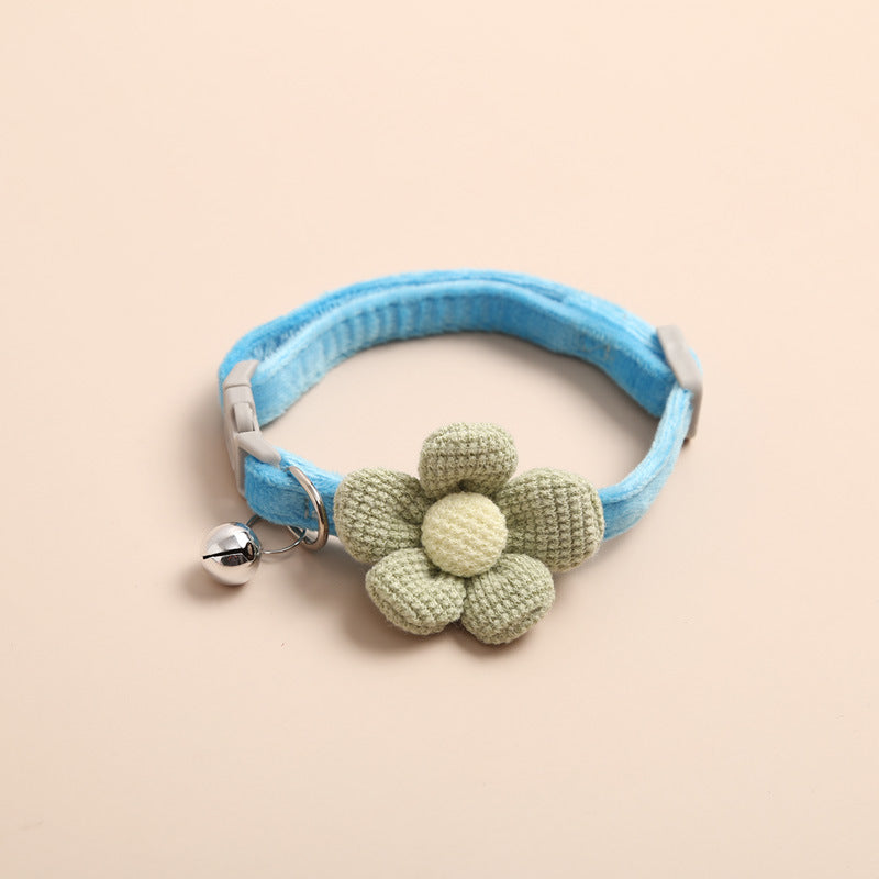 Cute Cartoon Flower Bell Collar