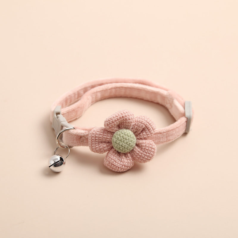 Cute Cartoon Flower Bell Collar