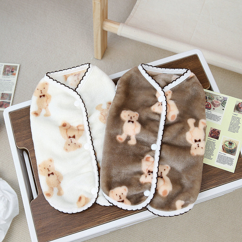 Hazel Teddy Velvet Vest