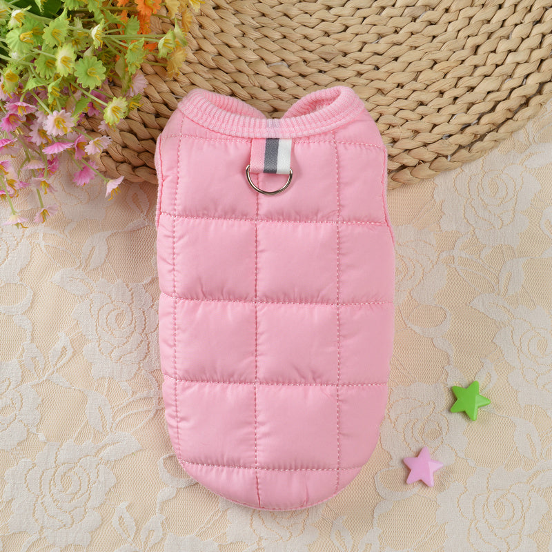 Plaid Fleece-lined Harness Coat