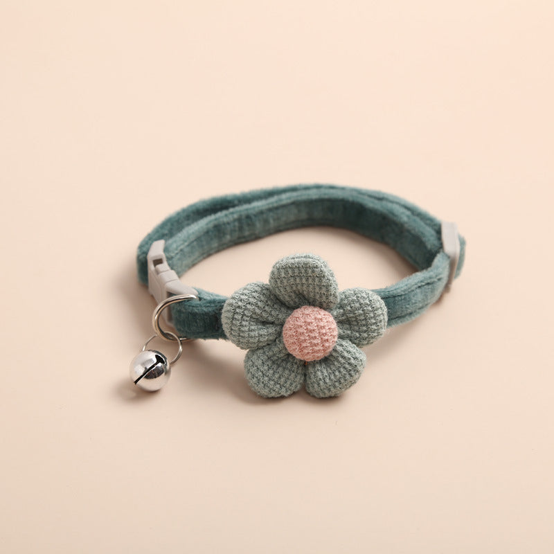 Cute Cartoon Flower Bell Collar