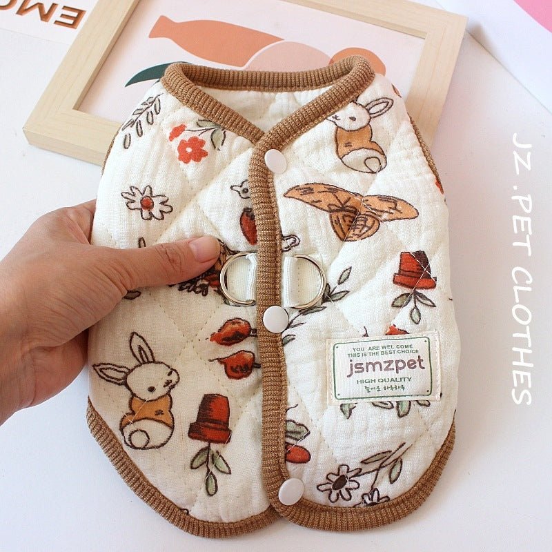 Autumn Cartoon Vest - PawPlaza