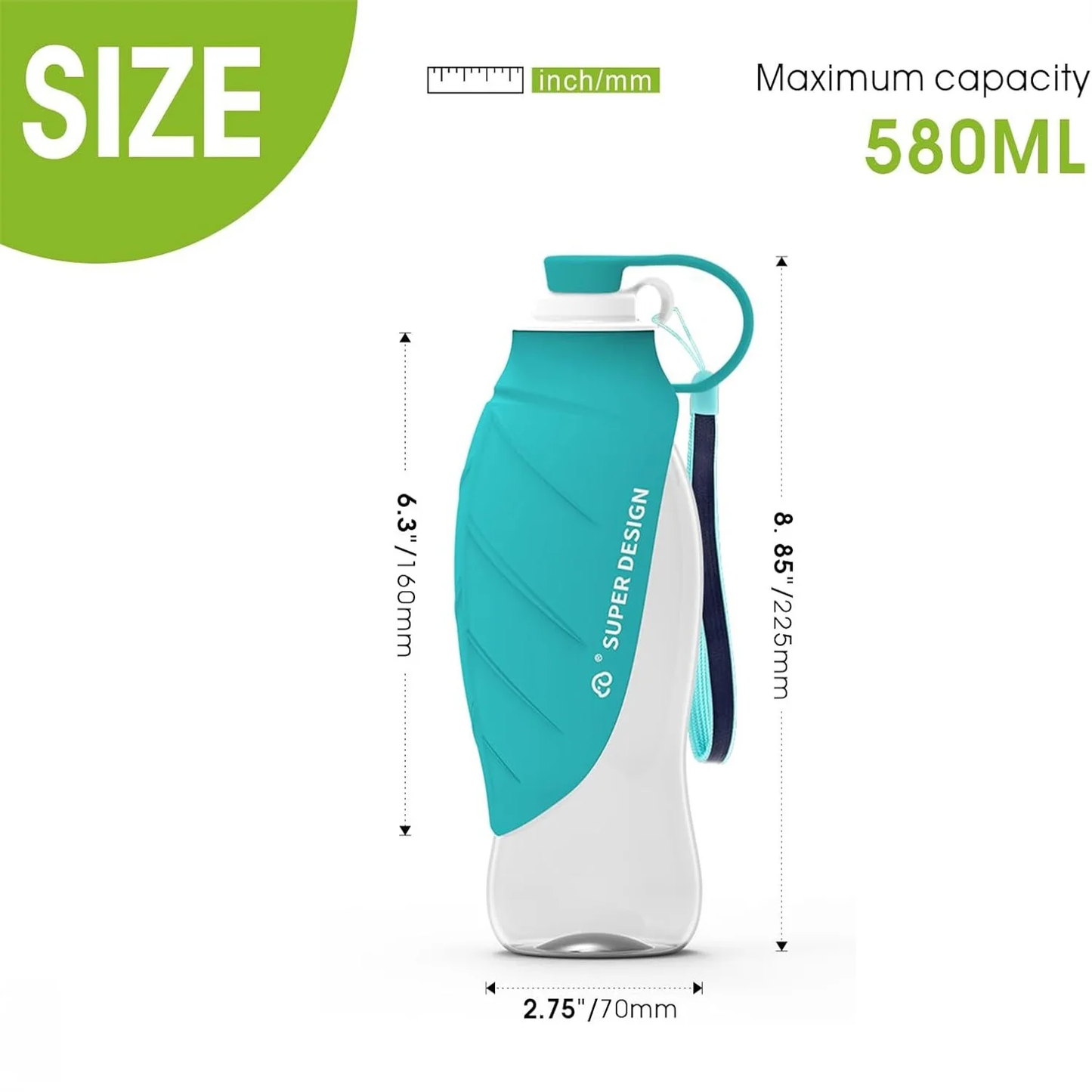 Foldable Dog Water Bottle