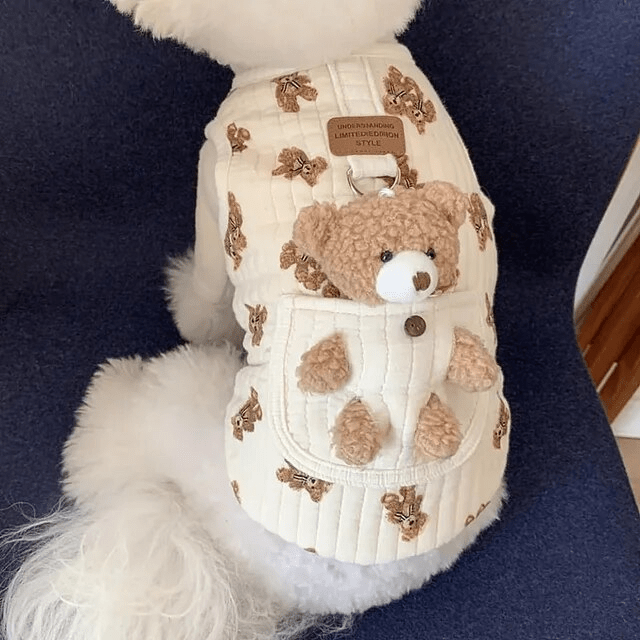 Teddy Bear Harness Vest - PawPlaza