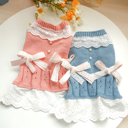 Spring Ribbon Skirt Knit