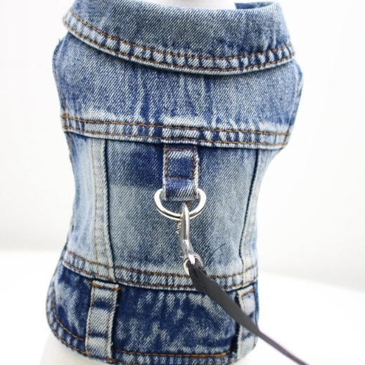 Indigo Denim Harness Vest