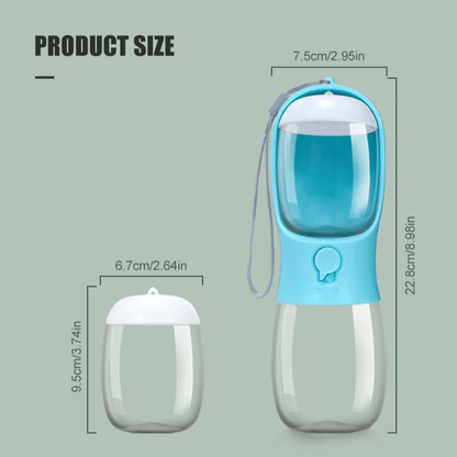 2 in 1 Space - Saving Water Bottle - PawPlaza