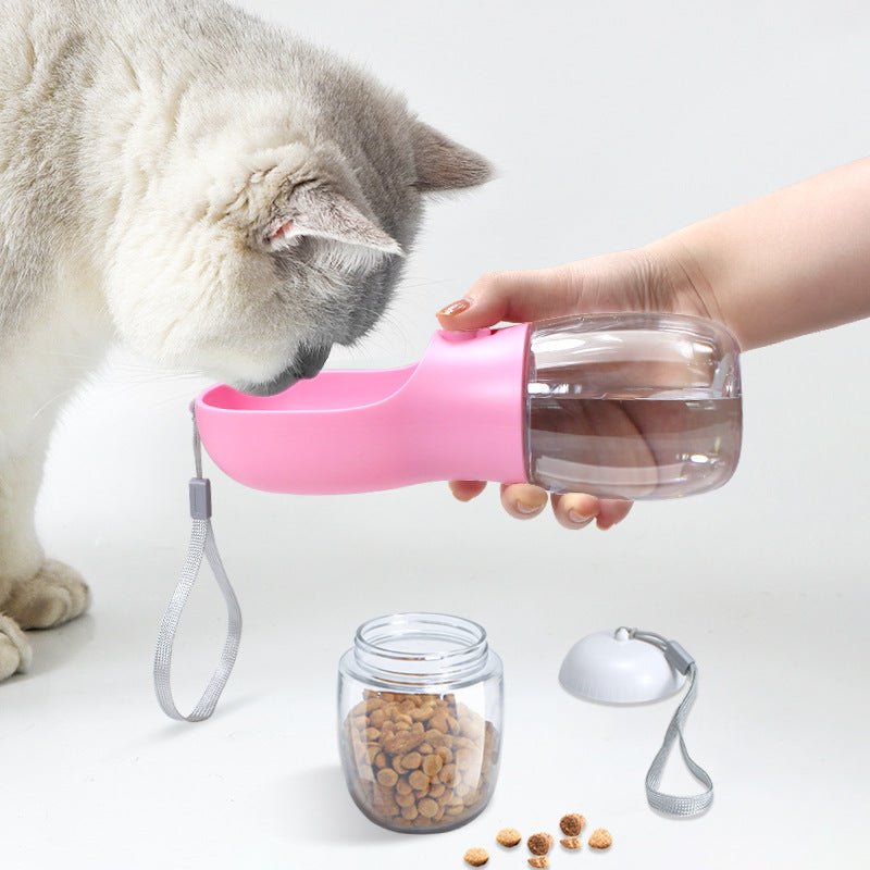 2 in 1 Space - Saving Water Bottle - PawPlaza