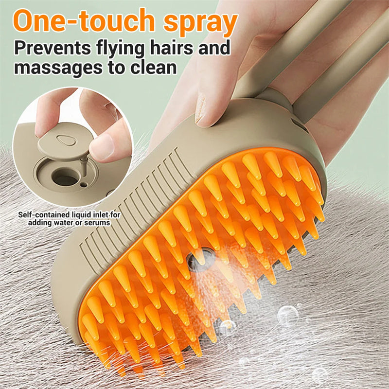 Electric Steam Pet Brush