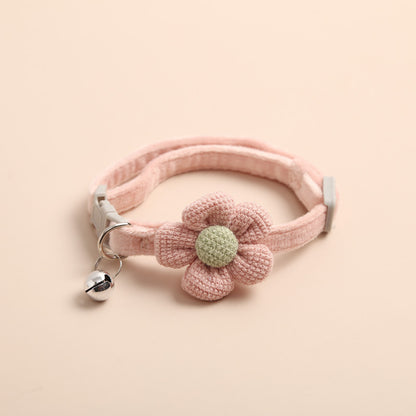 Cute Cartoon Flower Bell Collar