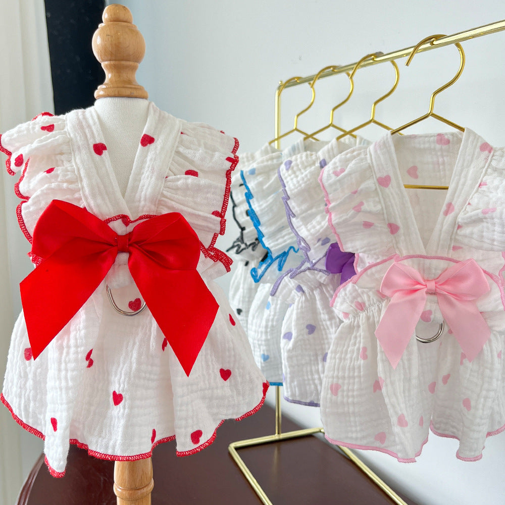 Heart Bow Love Summer Dress