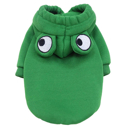 Frog Hoodie Pet Costume