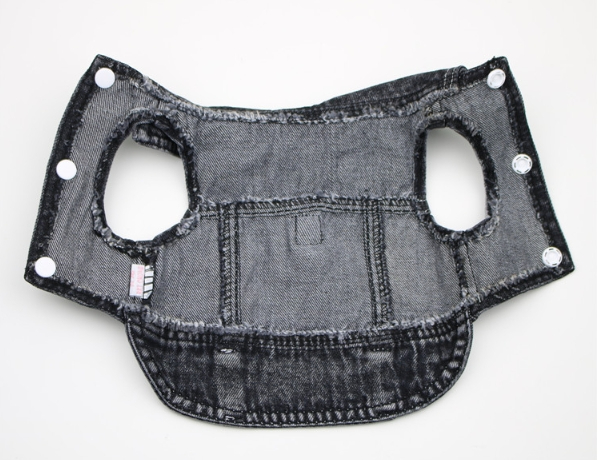 Indigo Denim Harness Vest