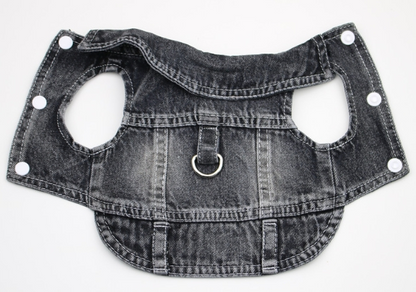 Indigo Denim Harness Vest