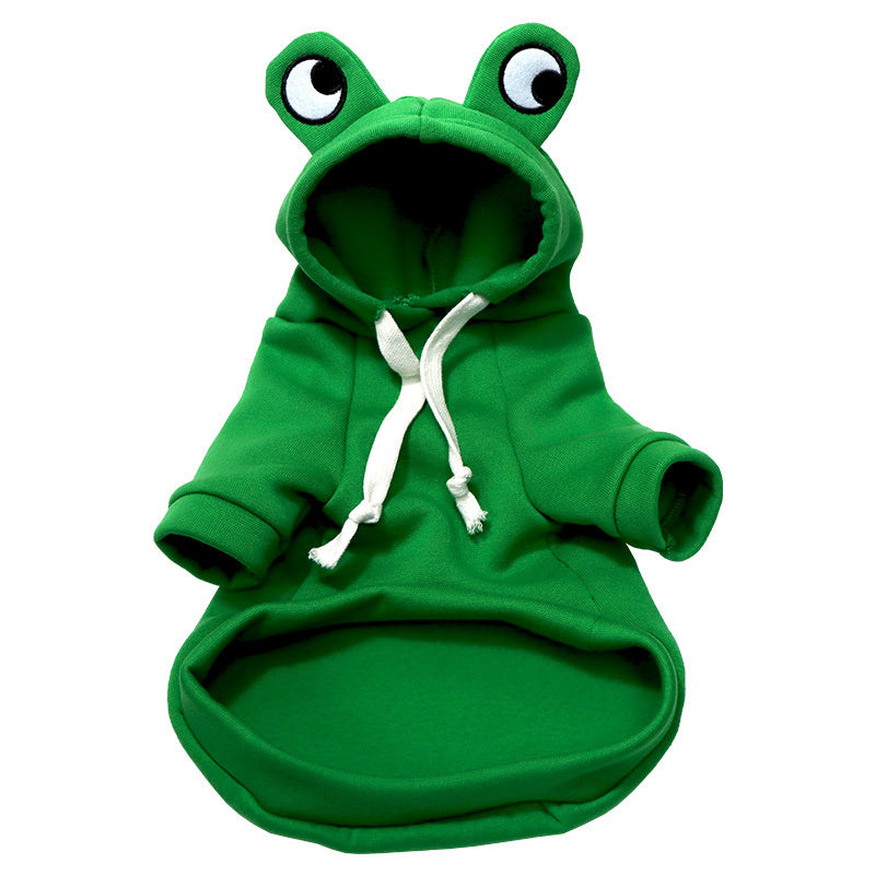 Frog Hoodie Pet Costume