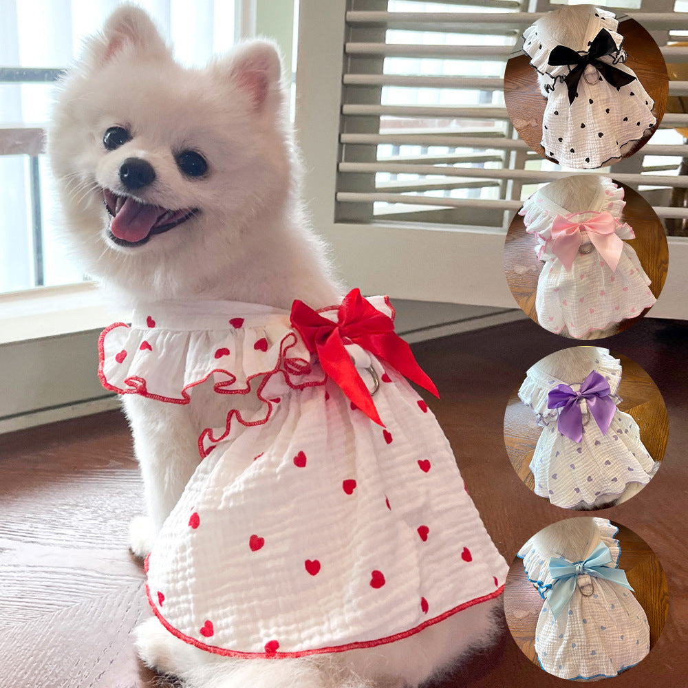 Heart Bow Love Summer Dress