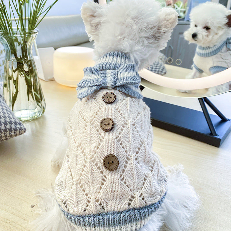 Cute Knitted Bow Sweater