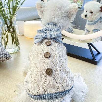 Cute Knitted Bow Sweater