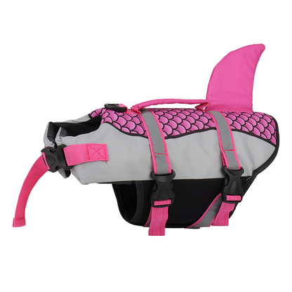 Shark Swimsuit Dog Life Vest