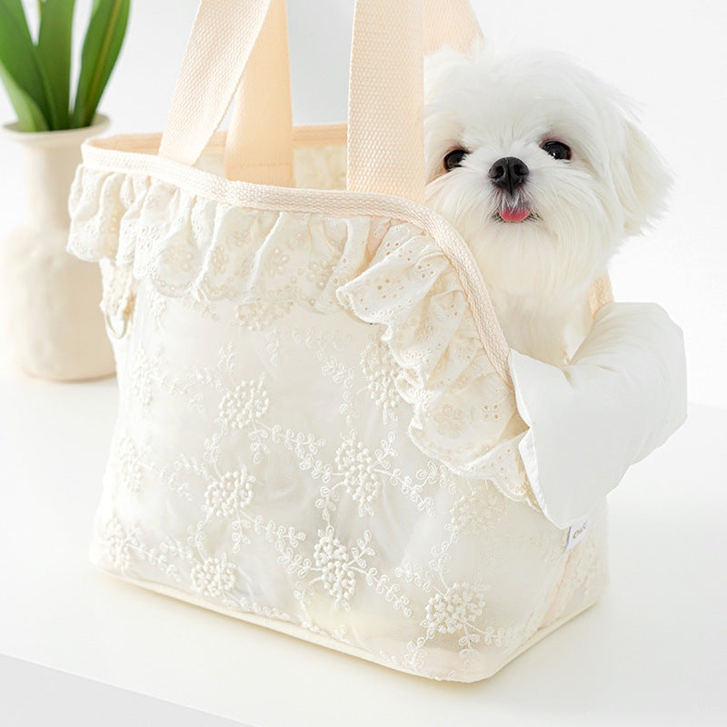 Elegant Lace Pet Bag