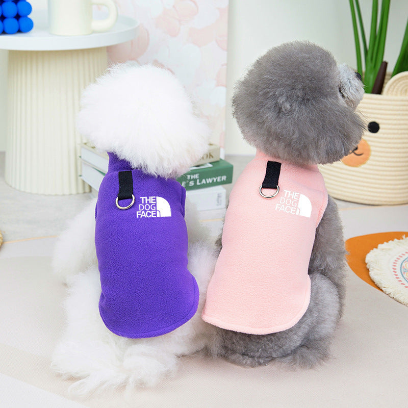 The Dog Face Fleece Vest