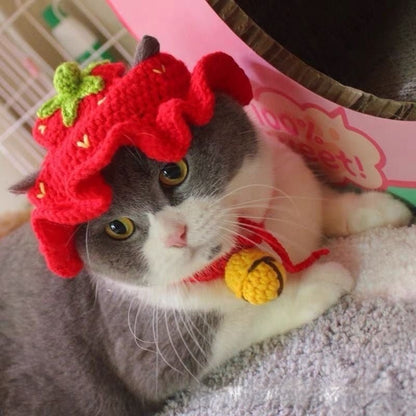 Adorable Crochet Pet Hat - PawPlaza