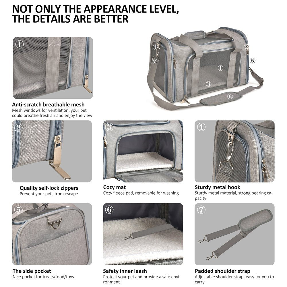 Airline Approved Small Pet Carrier - PawPlaza