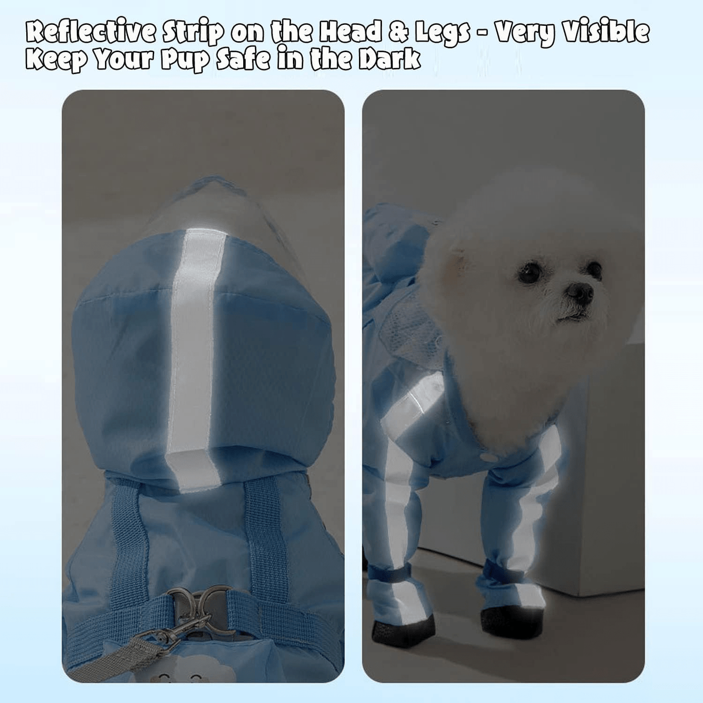 All - Weather Full - Body Raincoat - PawPlaza