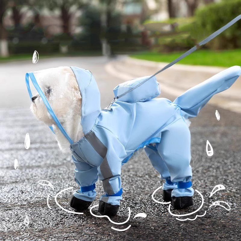 All - Weather Full - Body Raincoat - PawPlaza