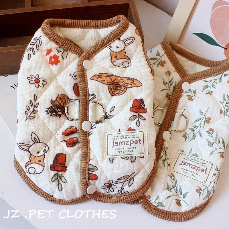 Autumn Cartoon Vest - PawPlaza