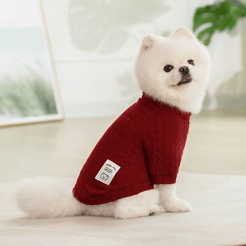 Baby Twist Weave Sweater - PawPlaza