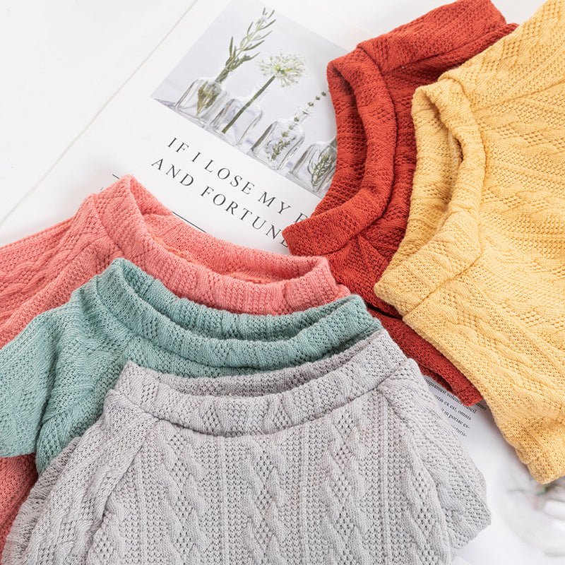 Baby Twist Weave Sweater - PawPlaza
