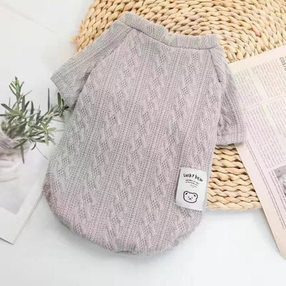 Baby Twist Weave Sweater - PawPlaza