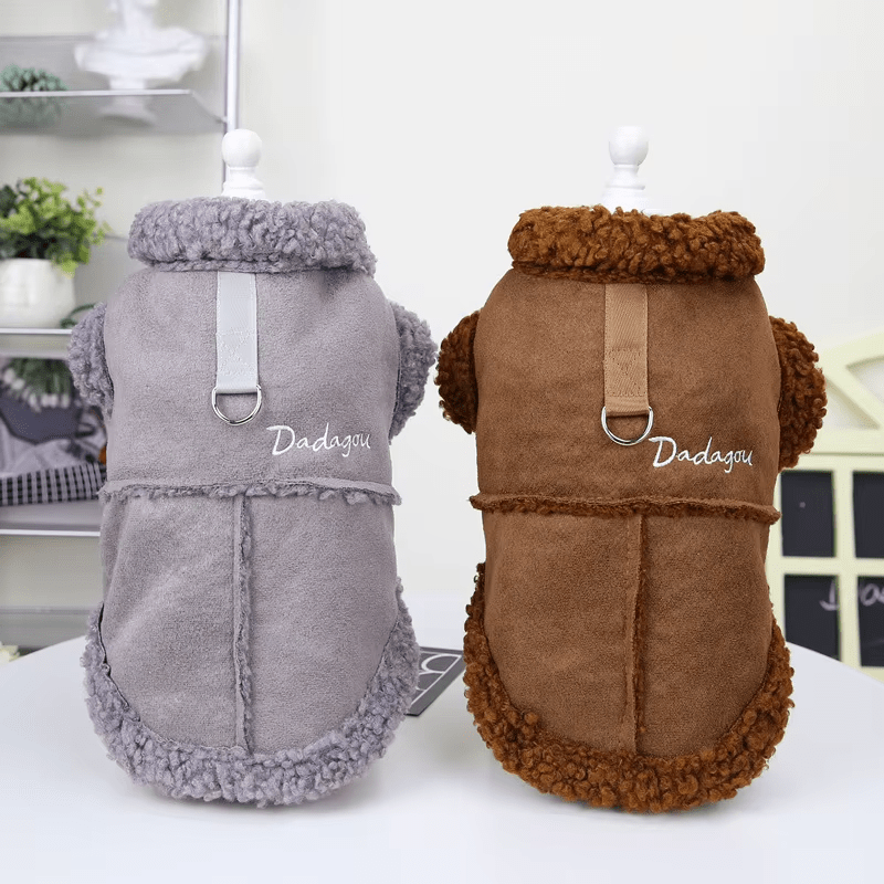 British Style Fleece Vest - PawPlaza