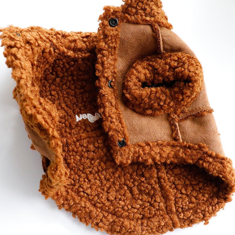 British Style Fleece Vest - PawPlaza