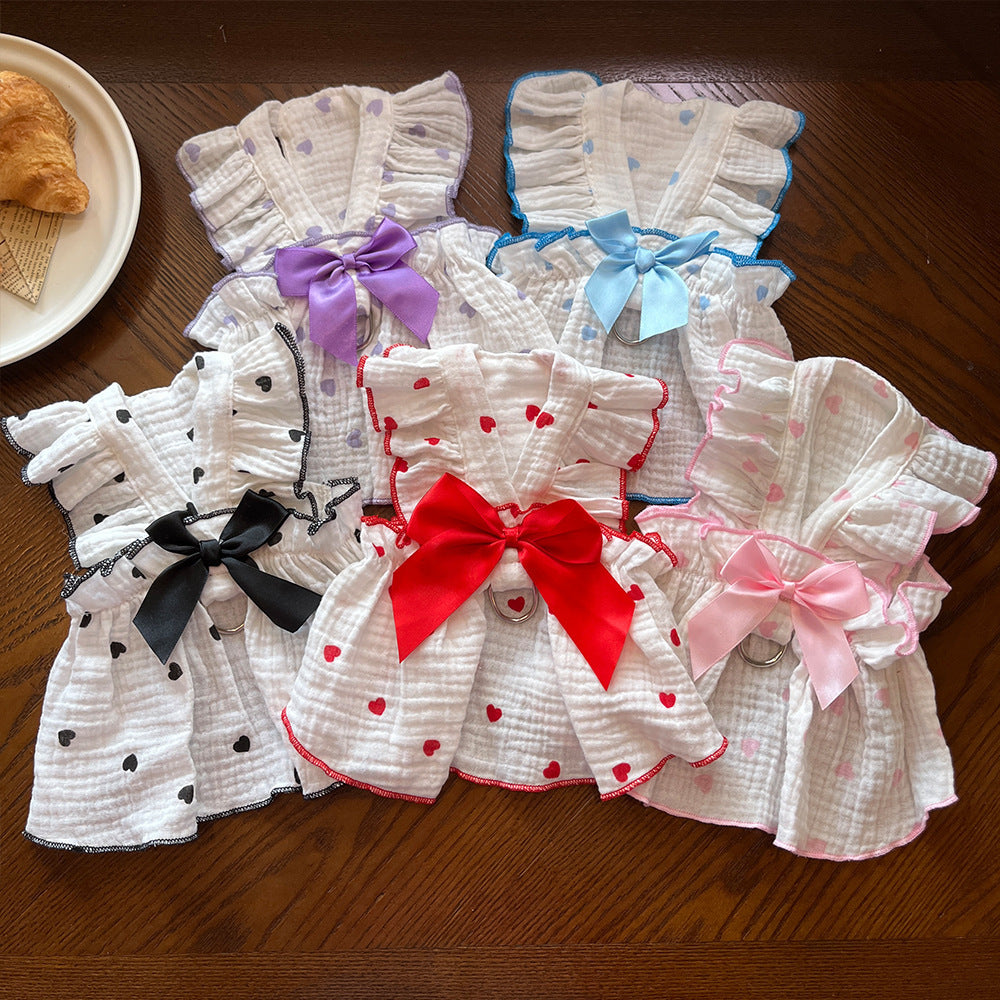 Heart Bow Love Summer Dress