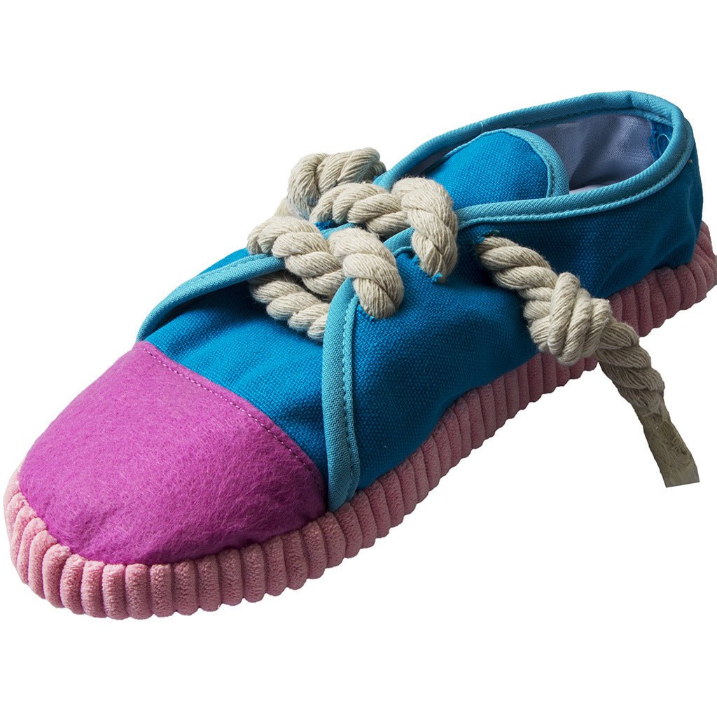 Chewing Resistant Toy Shoe - PawPlaza