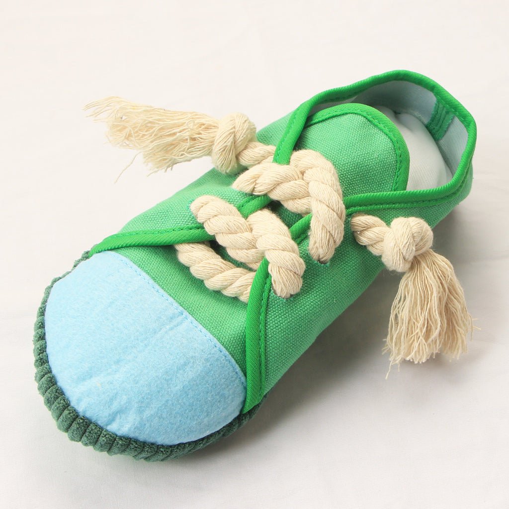 Chewing Resistant Toy Shoe - PawPlaza
