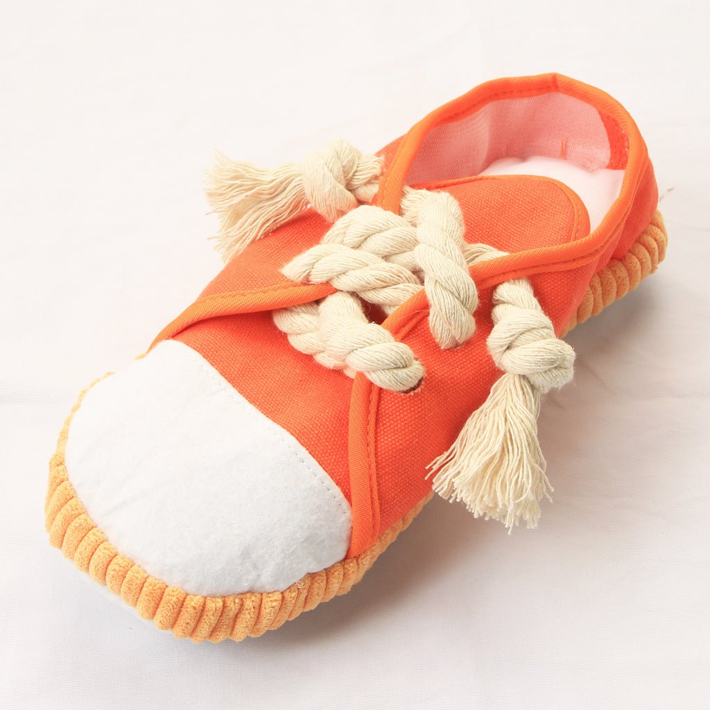 Chewing Resistant Toy Shoe - PawPlaza
