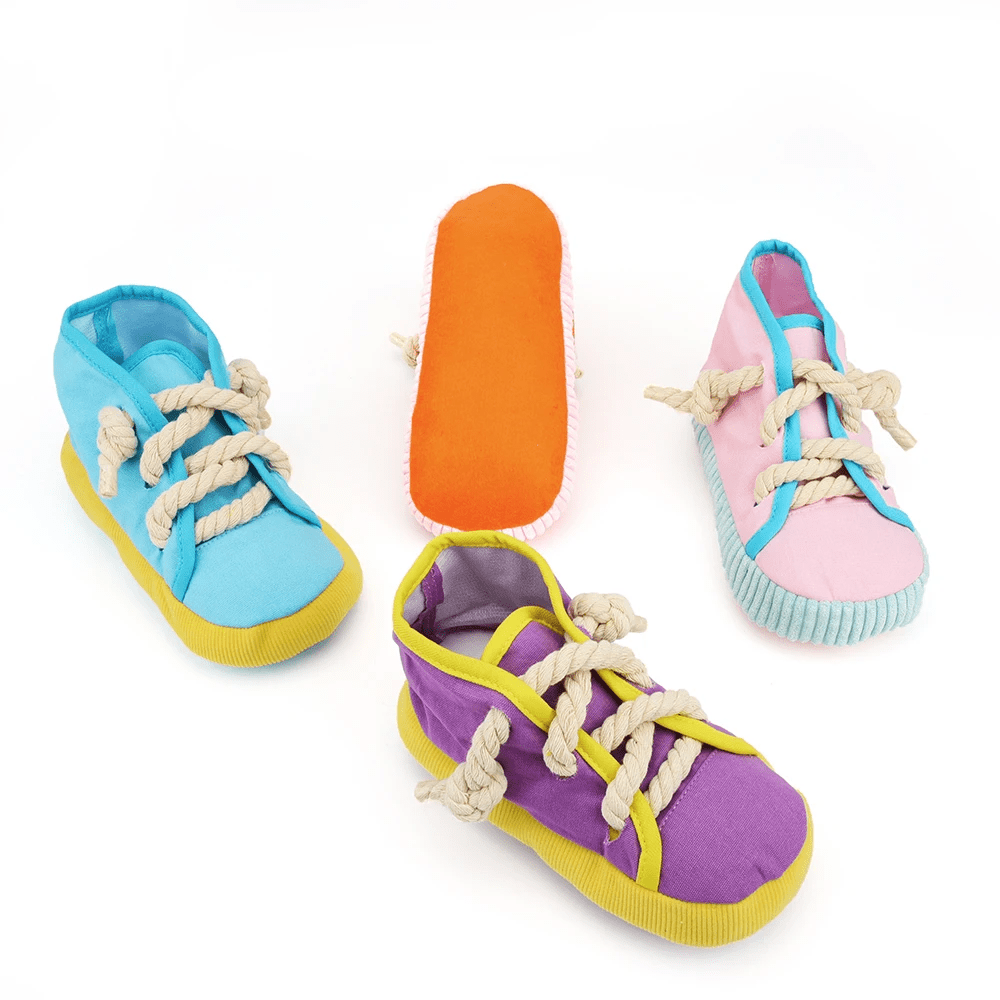 Chewing Resistant Toy Shoe - PawPlaza