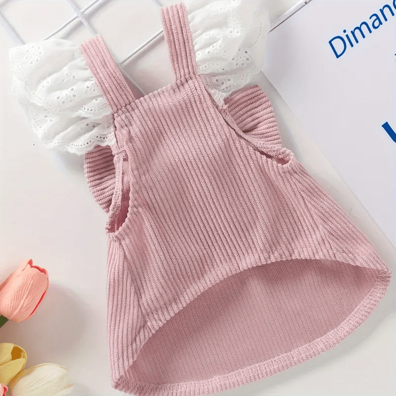 Chic Bow Harness Dress - PawPlaza