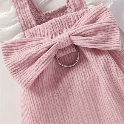 Chic Bow Harness Dress - PawPlaza