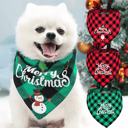 Christmas Bandana - PawPlaza