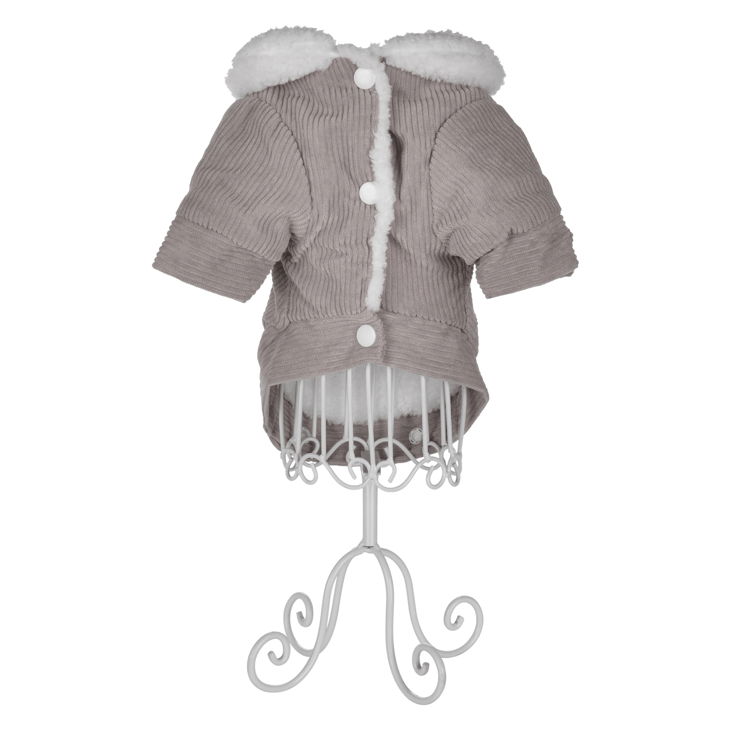 Corduroy Korean Fleece Jacket - PawPlaza