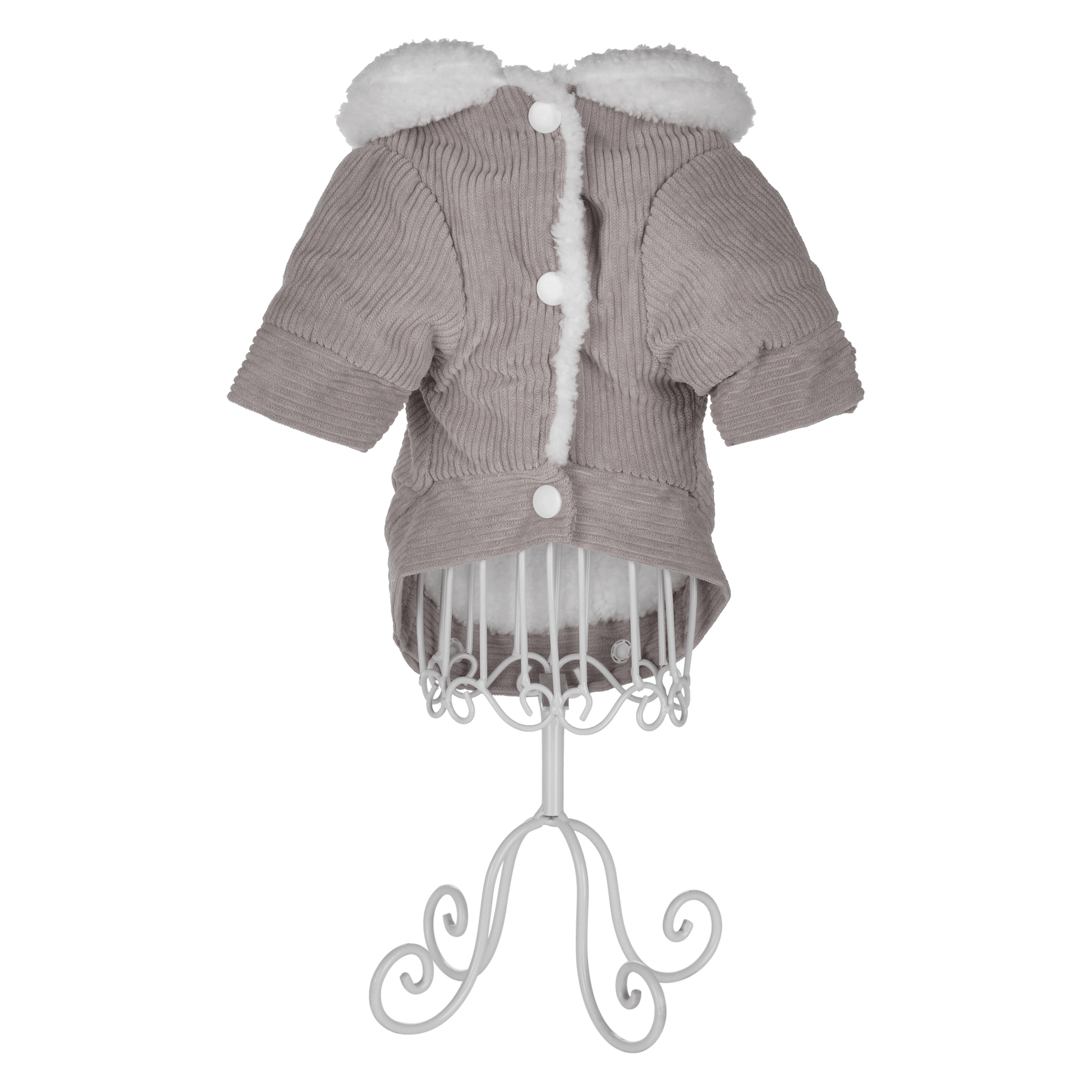 Corduroy Korean Fleece Jacket - PawPlaza