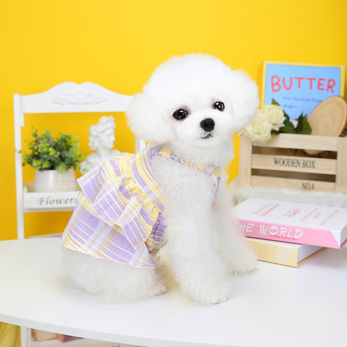 Cotton Candy Plaid Skirt - PawPlaza