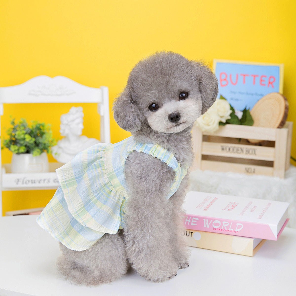 Cotton Candy Plaid Skirt - PawPlaza