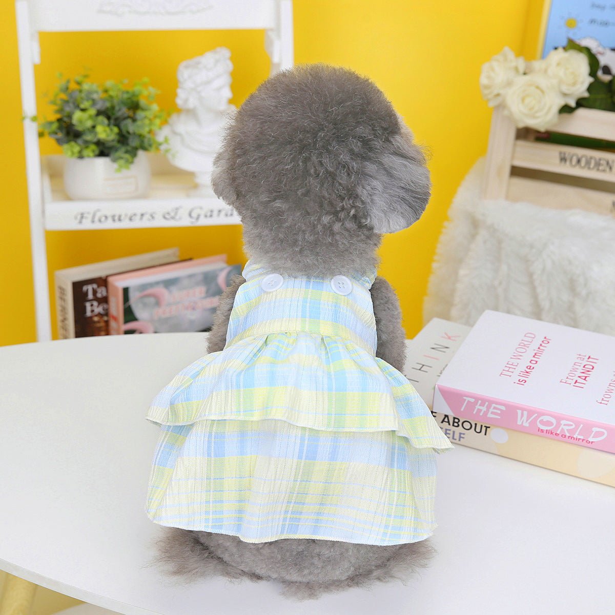 Cotton Candy Plaid Skirt - PawPlaza