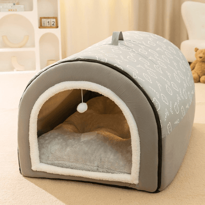 Cozy Dog House with Super Soft Bed - PawPlaza